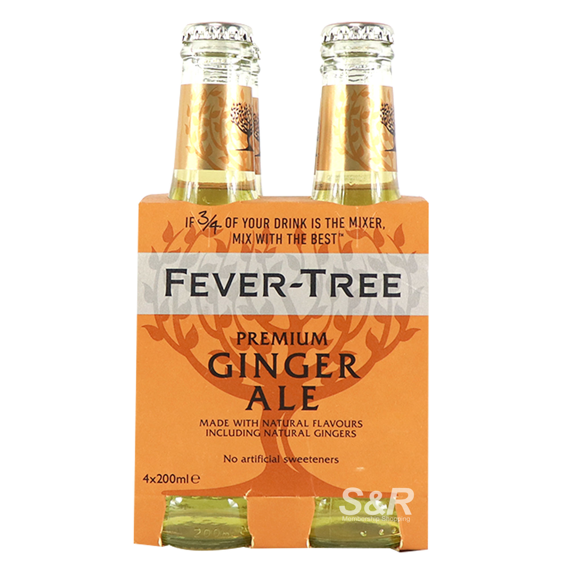 Fever-Tree Premium Ginger Ale 4 bottles